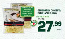 Araújo Supermercados Gengibre em conserva karui sachĕ oferta