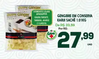 Araújo Supermercados Gengibre em conserva karui sachĕ oferta