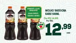 Araújo Supermercados Molho yakissoba karui oferta