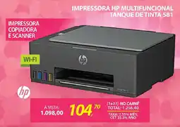 Lojas Cem Impressora hp multifuncional tanque de tinta 581 oferta