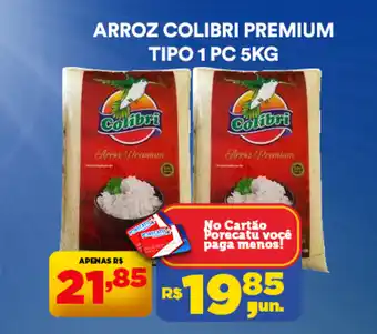 Supermercado Porecatu Arroz colibri premium tipo 1 pc oferta