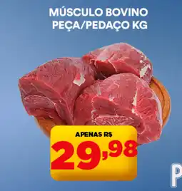 Supermercado Porecatu Músculo bovino peça/pedaço oferta