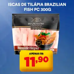 Supermercado Porecatu Iscas de tilápia brazilian fish pc oferta