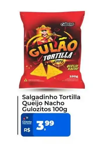 Tonin Superatacado Salgadinho Tortilla Queijo Nacho Gulozitos oferta