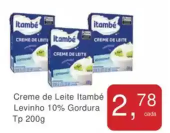 Mineirão Atacarejo Creme de Leite Itambé Levinho 10% Gordura Tp oferta