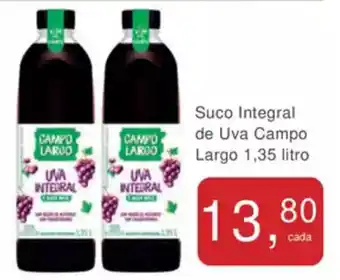 Mineirão Atacarejo Suco Integral de Uva Campo Largo oferta