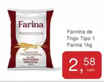 Mineirão Atacarejo Farinha de Trigo Tipo 1 Farina oferta