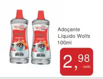 Mineirão Atacarejo Adoçante Líquido Wolfs oferta