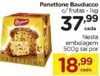 Carrefour Bairro Panettone Bauducco c/ frutas 1kg oferta