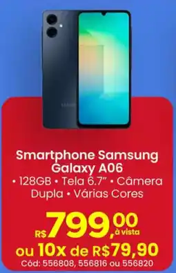 Supermercados Mateus Smartphone Samsung Galaxy A06 oferta