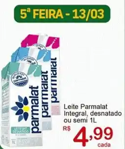 Giga Atacado Leite Parmalat Integral, desnatado ou semi oferta