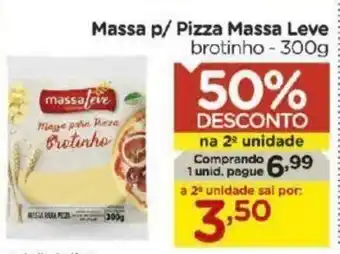 Massa p/ Pizza Massa Leve 300g