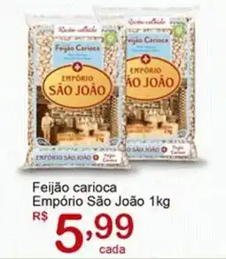 Giga Atacado Feijão carioca Empório São João oferta