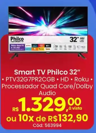 Supermercados Mateus Smart TV Philco 32" oferta