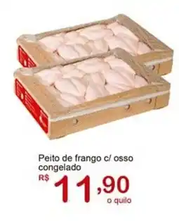 Giga Atacado Peito de frango c/ osso congelado oferta