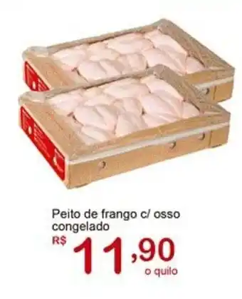 Giga Atacado Peito de frango c/ osso congelado oferta