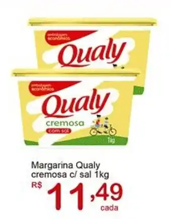 Giga Atacado Margarina Qualy cremosa c/ sal oferta