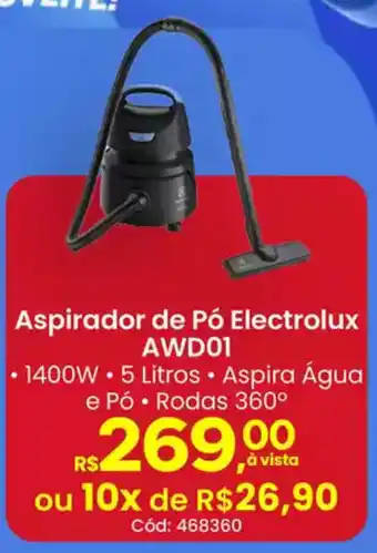 Supermercados Mateus Aspirador de Pó Electrolux AWD01 oferta