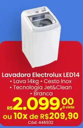 Supermercados Mateus Lavadora Electrolux LED14 oferta