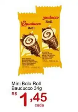 Giga Atacado Mini Bolo Roll Bauducco oferta