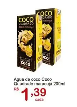 Giga Atacado Água de coco Coco Quadrado maracujá oferta