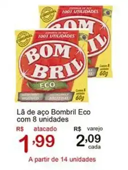 Giga Atacado Lã de aço Bombril Eco oferta