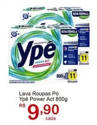 Giga Atacado Lava Roupas Pó Ypê Power Act oferta