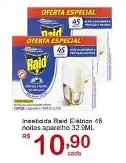 Giga Atacado Inseticida Raid Elétrico 45 noites aparelho oferta