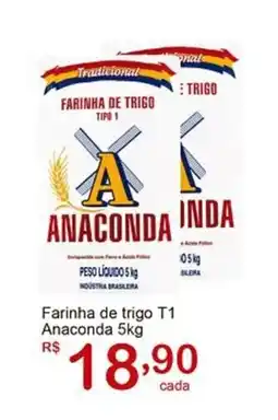 Giga Atacado Farinha de trigo T1 Anaconda oferta