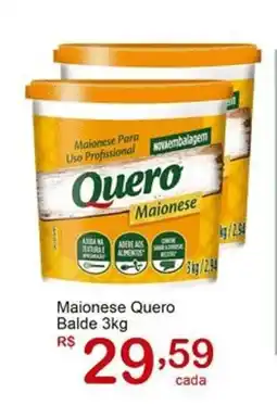 Giga Atacado Maionese Quero Balde oferta