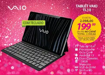 Lojas Cem Tablet vaio tl10 oferta