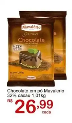 Giga Atacado Chocolate em pó Mavalerio 32% cacau oferta