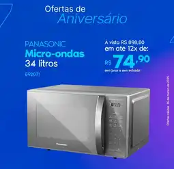 Lojas Pintos PANASONIC Micro-ondas oferta