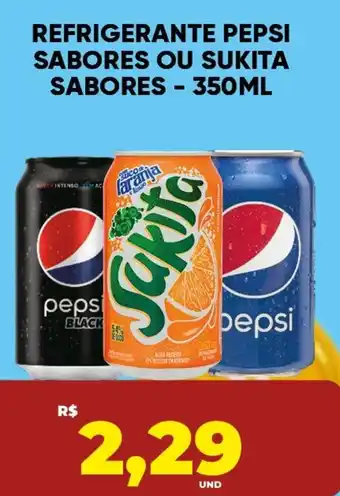 Tatico Refrigerante pepsi sabores ou sukita sabores oferta