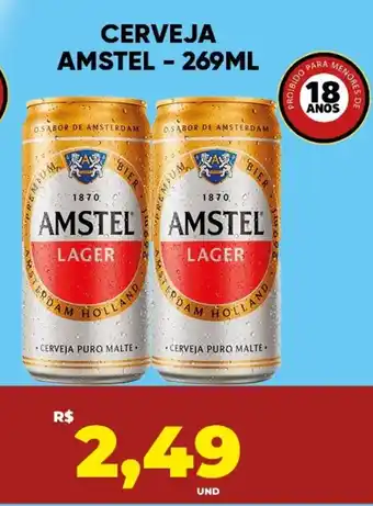 Tatico Cerveja amstel oferta