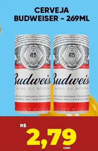 Tatico Cerveja budweiser oferta