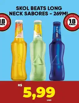 Tatico Skol beats long neck sabores oferta