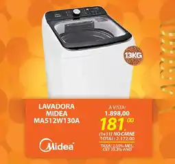 Lojas Cem Lavadora midea ma512w130a oferta