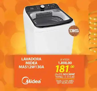 Lojas Cem Lavadora midea ma512w130a oferta