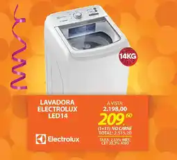 Lojas Cem Lavadora electrolux led14 oferta