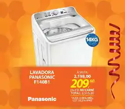 Lojas Cem Lavadora panasonic f140b1 oferta