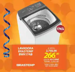 Lojas Cem Lavadora brastemp bwk17ab oferta