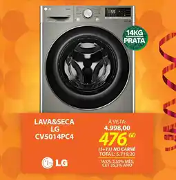 Lojas Cem Lava&seca lg CV5014PC4 oferta