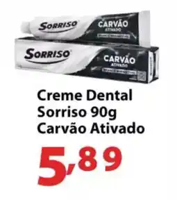 Supermercados Tischler Creme Dental Sorriso  Carvão Ativado oferta