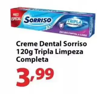 Supermercados Tischler Creme Dental Sorriso Tripla Limpeza Completa oferta