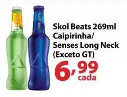 Supermercados Tischler Skol Beats Caipirinha/ Senses Long Neck oferta