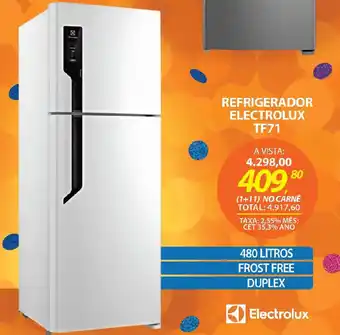 Lojas Cem Refrigerador electrolux tf71 oferta