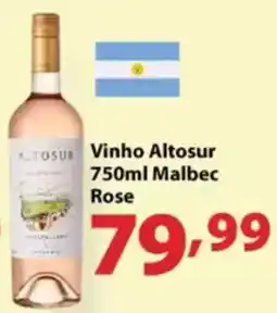 Supermercados Tischler Vinho Altosur Malbec Rose oferta