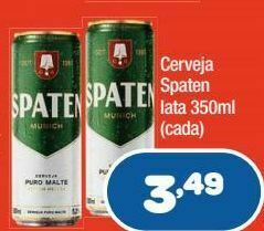 Costazul Supermercados Cerveja spaten lata 350 ml oferta