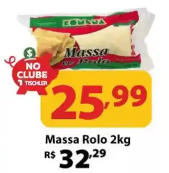 Supermercados Tischler Massa Rolo oferta